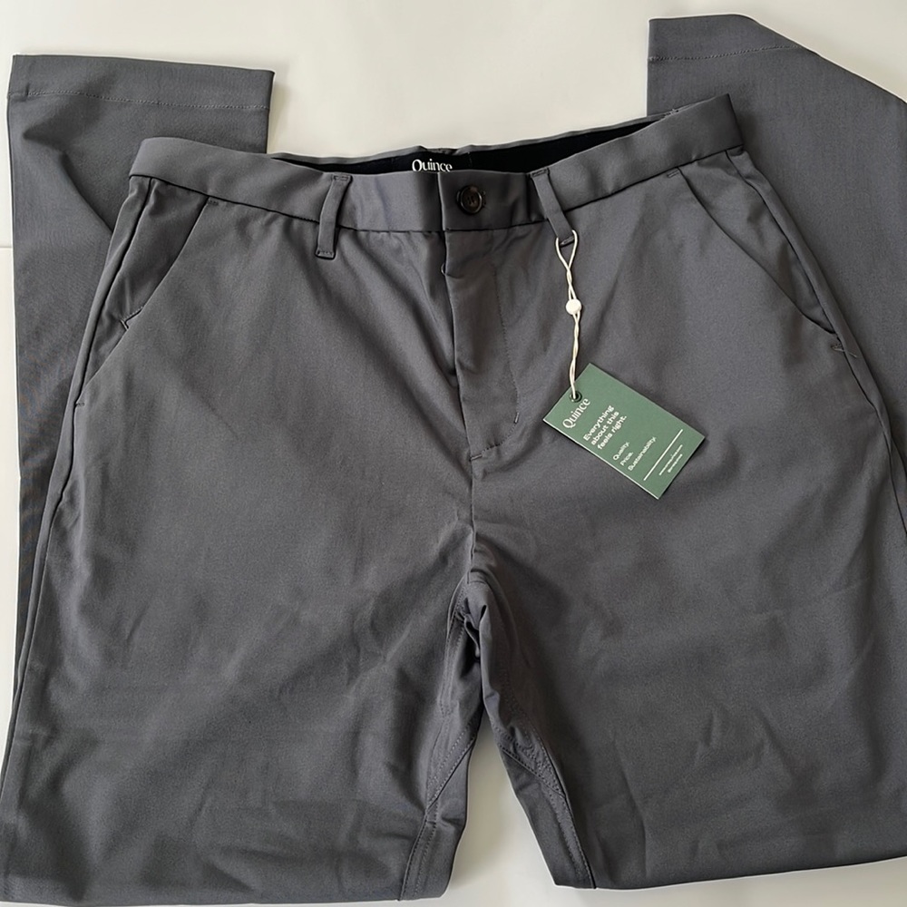 Quince Men's Chinos in Charcoal Gray